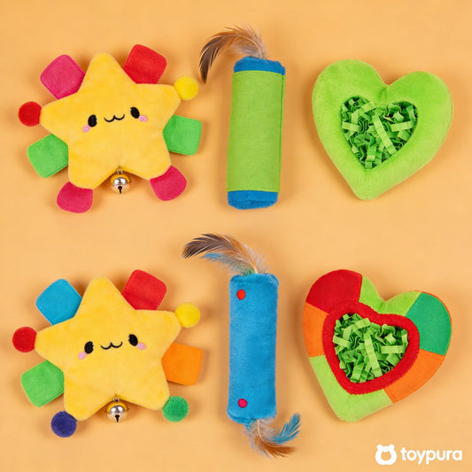 toypura® Interactive Tug & Kick Dog Toy – Premium Playtime for Active Dogs | Durable, Stress-Relieving Toy for Kicking, Wrestling & Chewing