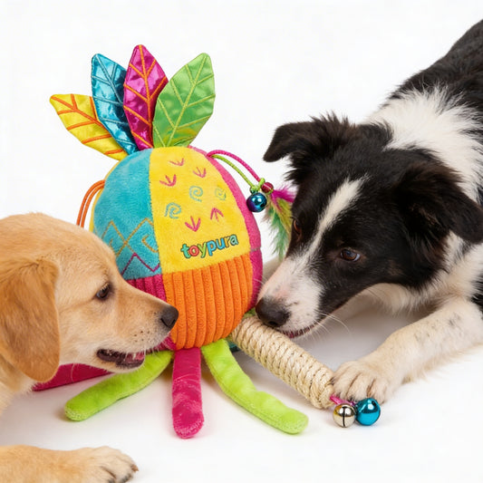 toypura® Interactive Motion Dog Toy – Automatic, Self-Swinging Play for Active Dogs | Mental and Physical Stimulation with Gentle, Organic Movement