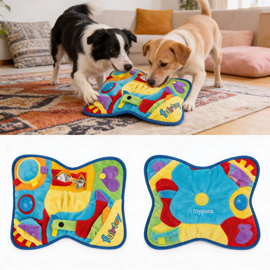 toypura® 3-Level Interactive Dog Puzzle Feeder Toy – Slow Feeder & Mental Stimulation Treat Dispenser for Small, Medium, and Large Dogs | Engaging Boredom Buster and Challenging Enrichment Puzzle Toy